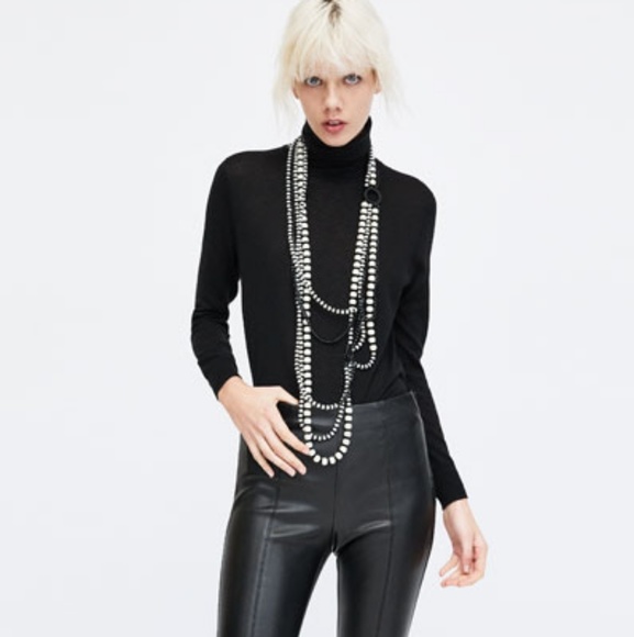 Faux Leather Leggings /Firm on Price! - Picture 3 of 6